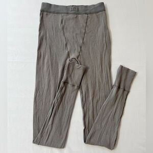 SKIMS Cotton Ribbed Rib Leggings Legging Grey Gray